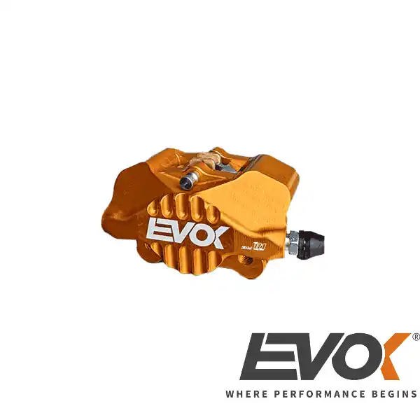 Spedito Oggi PINZA FRENO EVOK IRON BRAKE VESPA PX ARANCIONE