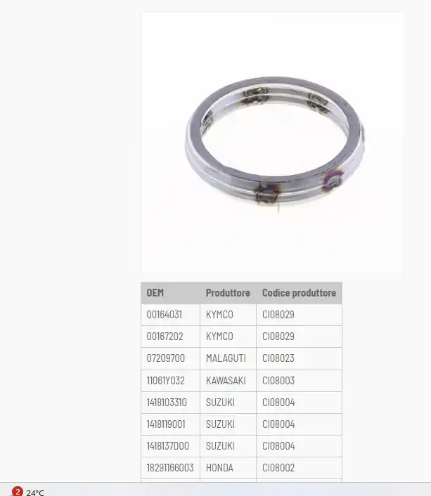 Offerta Limitata Honda mt 50 guarnizione scarico 1980 1993