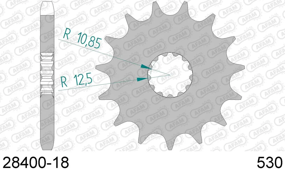 Suzuki gsf 1250 n bandit 1250 pignone afam 28400-18 passo 530 2007 2012 Vendita Finale