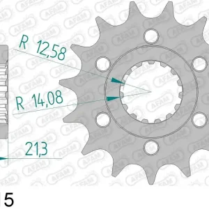 Aprilia 900 dorsoduro abs 900 pignone afam 37600-15 passo 525 2017 2020 Nuova Collezione