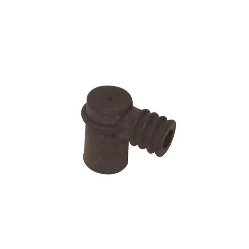 Pipetta candela corto in gomma nera bcr Promozione Esclusiva