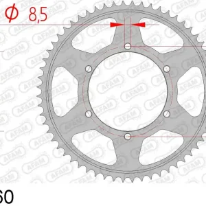 Spedito Oggi Aprilia rs4 125 125 corona afam 92220-60 in acc. passo 428 2014 2020