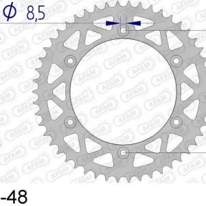Yamaha wr 125 125 corona afam 13508n-48 in all. passo 520 1998 1998 Più Venduto