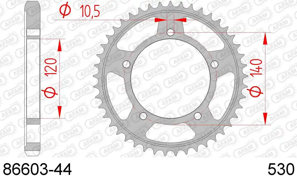 Triumph 955 i daytona 955 corona afam 86603-44 in acc. passo 530 2001 2003 Offerta Limitata