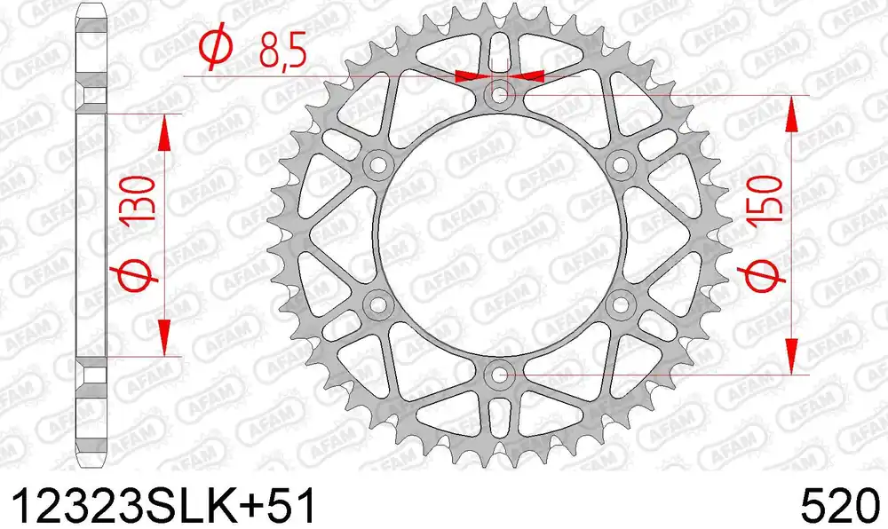 Sconto Yamaha wr 250 f l 250 corona afam 12323slk+51 in acc. passo 520 2020 2020
