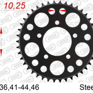 Promozione Esclusiva Benelli 500 leoncino 500 corona afam 92671-43 in acc. passo 525 2017 2022