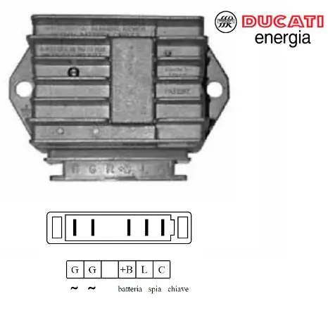 Aprilia af1 futura 125 regolatore tensione ducati energia 1990 1992 Compra Oggi Stesso