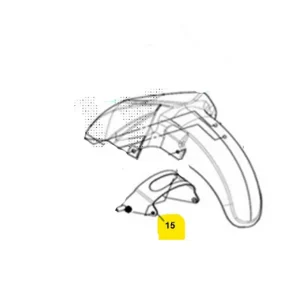Affare Sym maxsym abs 400 staffa supporto parafango anteriore 2017 2017 lx40a4-eu
