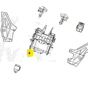 Sym maxsym 400 telaietto supporto scudo parabrezza anteriore 2021 2021 lz40w1-eu Subito Disponibile