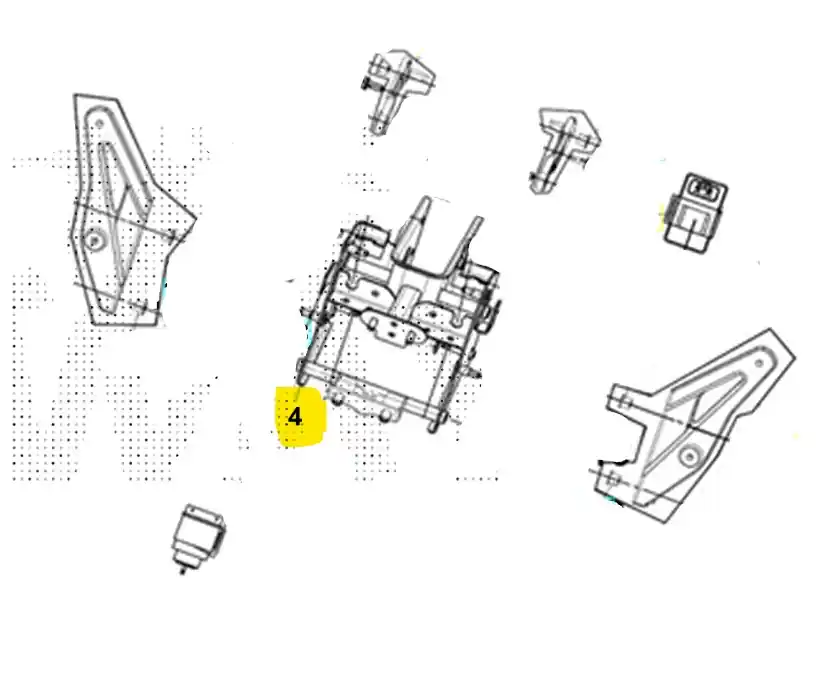 Sym maxsym 400 telaietto supporto scudo parabrezza anteriore 2021 2021 lz40w1-eu Subito Disponibile