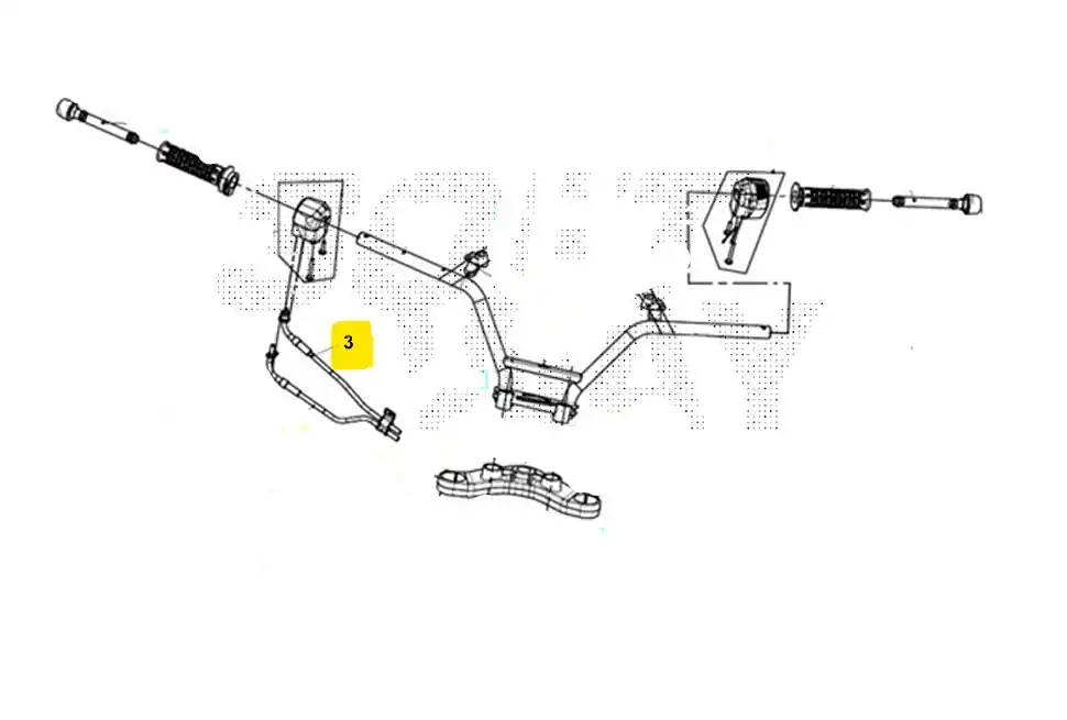 Sconto Sym maxsym 400 cavo guaina gas b 2021 2021 lz40w1-eu