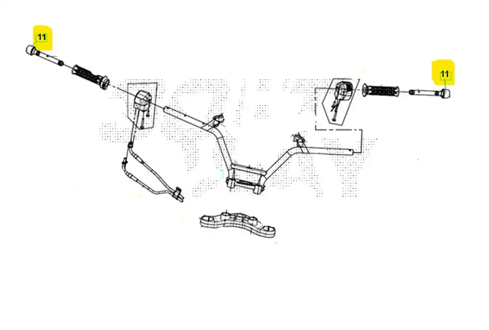 Di Tendenza Sym maxsym 400 contrappeso manunbrio pz 1 2021 2021 lz40w1-eu