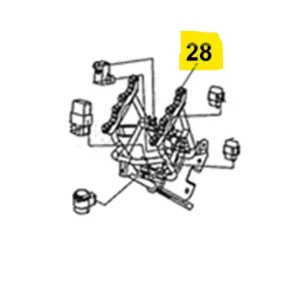 Super Prezzo Sym joyride euro5 300 telaietto anteriore supporto scudo 2024 2024 lj30w4-eu