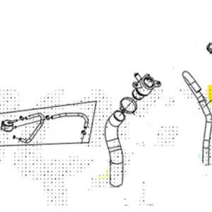 Sym joyride 300 tubo sfiato serbatoio benzina carburante 2022 2022 lj30w2-eu Non Perdere