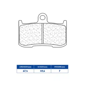 Bestseller Kawasaki z abs bds 800 pastiglie freno ant cl brakes 1083a3+ 2013 2016