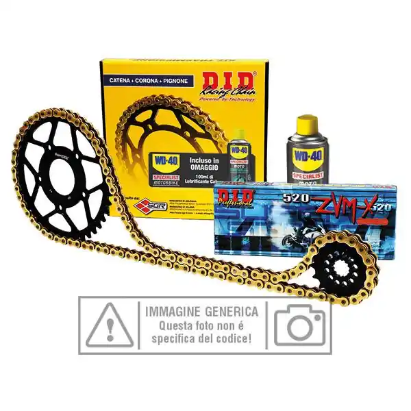 Ktm lc4 supermoto 4t 620 kit trasmissione s-ac 17-40-108 did520vx3 2000 2001 Prezzo Basso