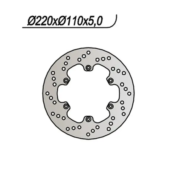 Nuovo Arrivo Aprilia mx sm (11k) 125 disco freno posteriore ng 326 2004 2006