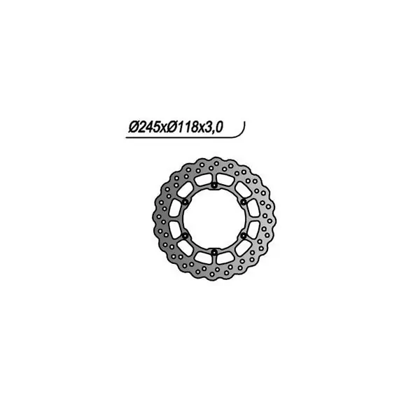 Yamaha yz 125 disco freno anteriore wave ng 320x 2001 2016 Offerta Speciale