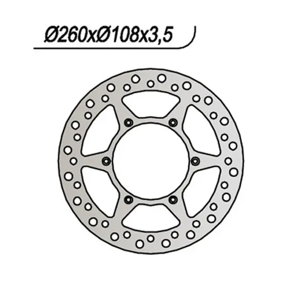Alfer vre 125 disco freno anteriore ng 338 2003 2003 Sconto