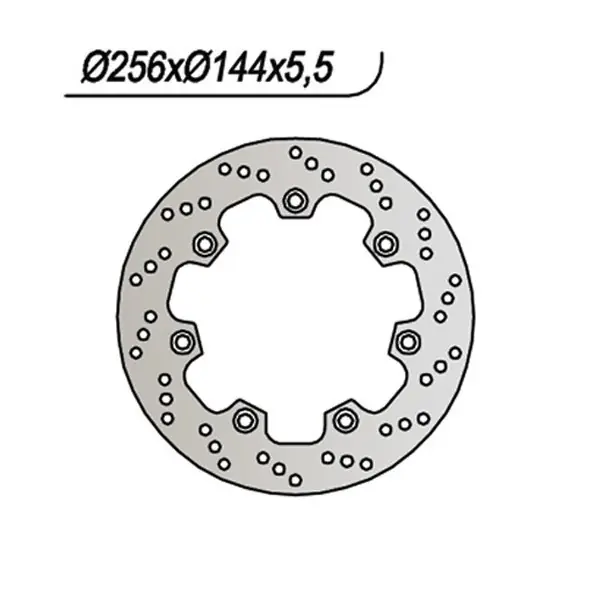 Popolare Honda xl rm/lm (pd04) 600 disco freno anteriore ng 203 1985 1987