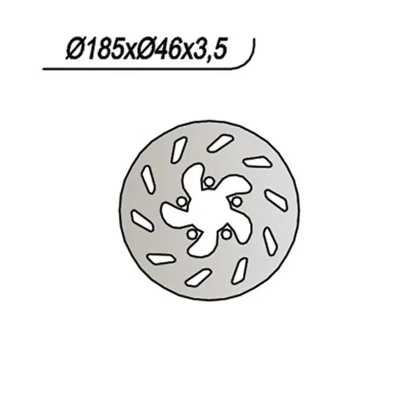 Più Venduto Betamotor st 50 disco freno posteriore ng 271 1999 2000