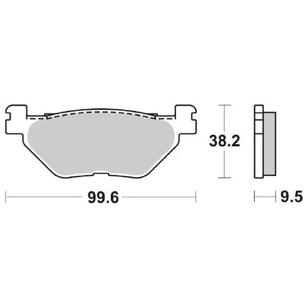 Spedizione Gratuita Yamaha tdm 900 pastiglie freno sbs 769 hf 2002 2014