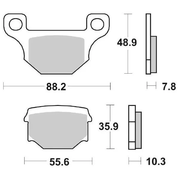 Aprilia rs4 50 pastiglie freno sbs 585 hf 2011 2019 Promo Stagionale