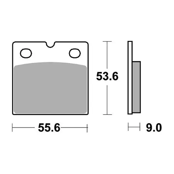 Sconto Bmw r 65 gs 650 pastiglie freno sbs ds2 1986 1991