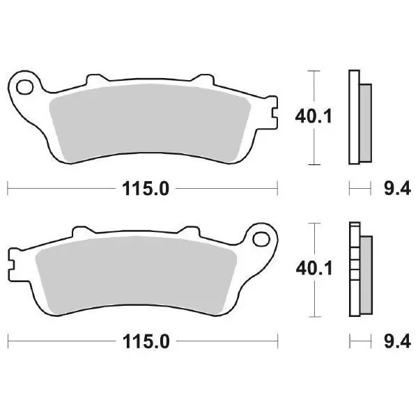 Honda fes pantheon 2t (jf05) 125 pastiglie freno sbs 147 ct 1998 2002 Acquista Ora
