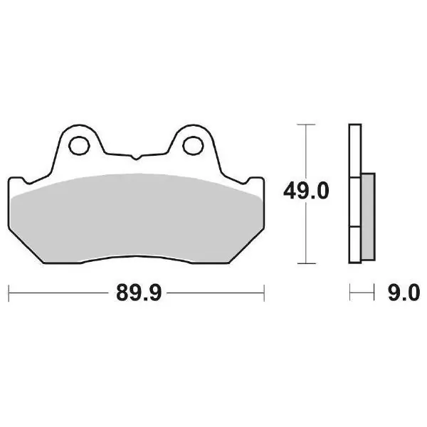 Compra Online Honda cn helix/spazio (mf02) 250 pastiglie freno sbs 127 hf 1990 1999