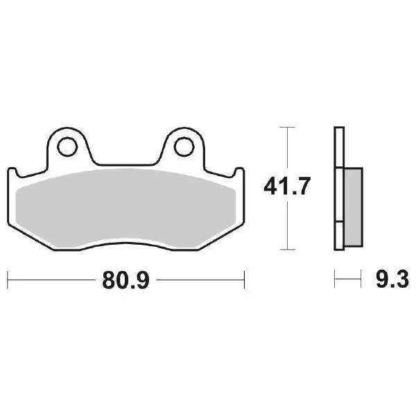 Honda scv lead (jf11) 100 pastiglie freno sbs 125 ct 2003 2007 Offerta Del Giorno
