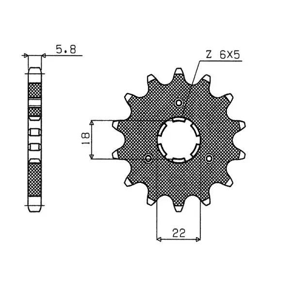 Prezzo Conveniente Kawasaki kx 125 pignone p 520 z 13 1996 1997