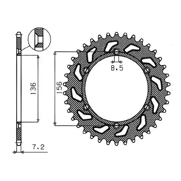 Suzuki dr se (sp46a) 650 corona in acciaio p 525 z 41 1996 2016 Offerta