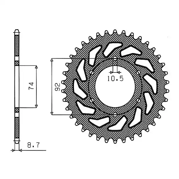 Consegna Rapida Yamaha xj 400 corona in acciaio p 530 z 45 1982 1982