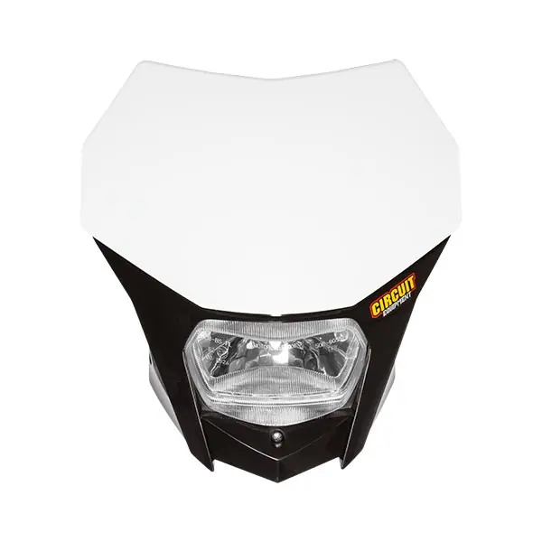 Circuit portafaro bagus nero-bianco con lampada alogena 12v 35/35w Novità