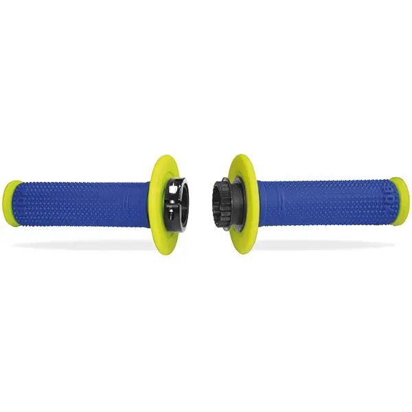 Manopole cross progrip 708 giallo-blu con sistema lock-on Offerta