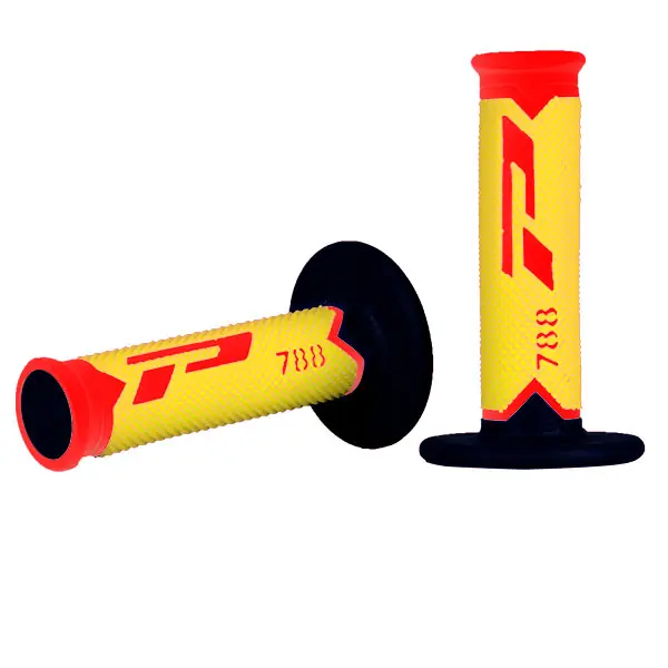 Soddisfatti O Rimborsati Manopole cross td rosso giallo nero ø mm 22-25 / lungo mm 115