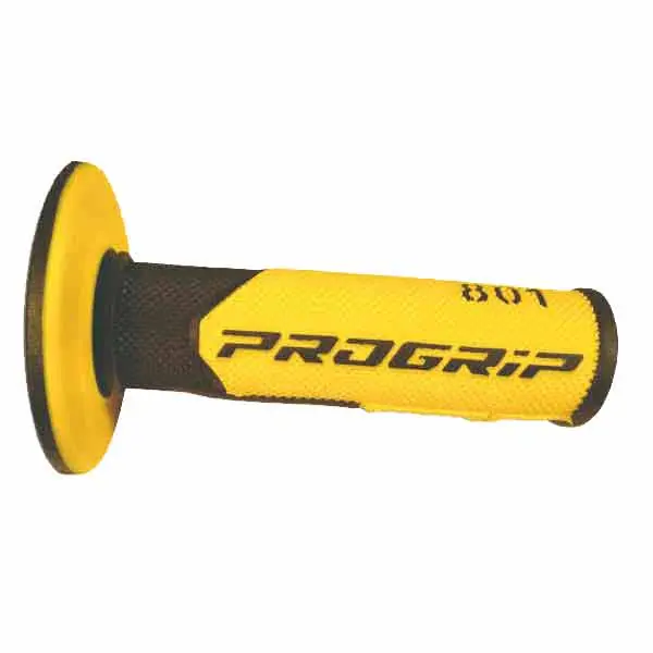 Manopole cross progrip 801 dual density giallo ø mm 22-25 / lungo mm 115 Consegna Rapida