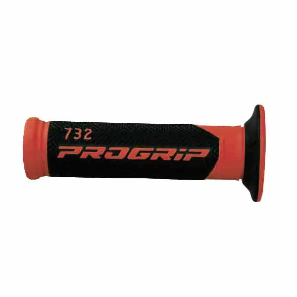 Manopole scooter progrip 732 dual density rosso ø 22-25mm lunghezza 125mm Vendita Finale