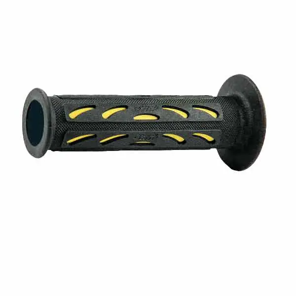 Promozione Esclusiva Manopole strada progrip 724 dual density giallo ø mm 22-25 lungo mm 125 open
