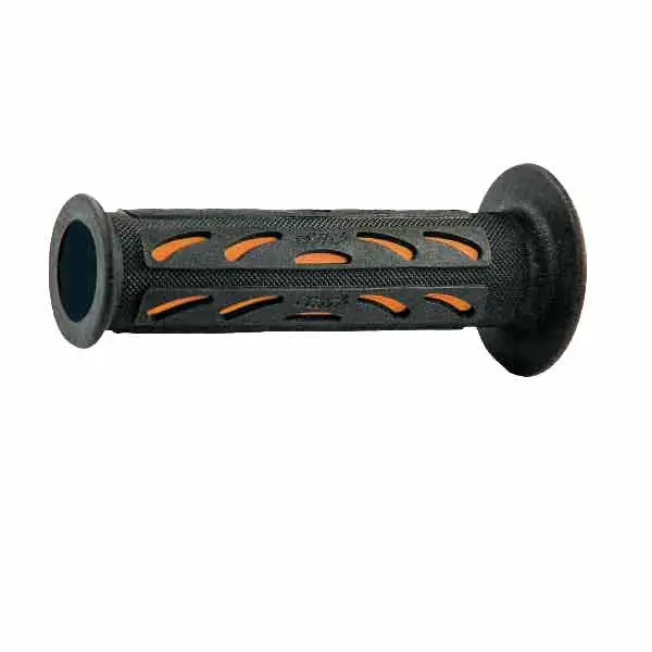Manopole strada progrip 724 dual density arancio ø mm 22-25 lungo mm 125 aperta Reso Gratuito