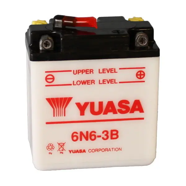 Honda cb 100 batteria yuasa 6n6-3b 6v/6ah 1970 1972 Compra Online