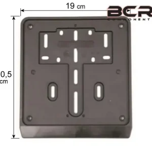 Offerta Portatarga posteriore moto a bordo basso bcr colore nero