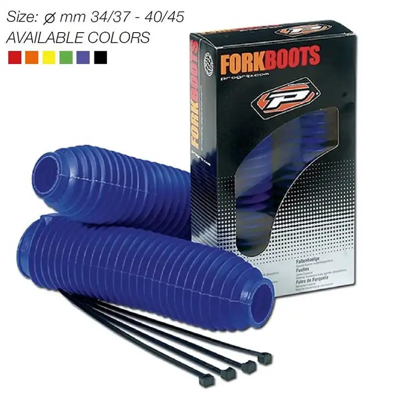 Spedizione Gratuita Coppia protezione stelo forcella 2510 -102 ø 42/45 - 60/65 nero