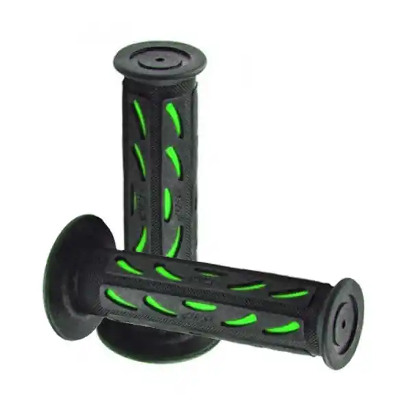 Manopole strada progrip 724 198 doppia densita' - verde nero no foro Economico