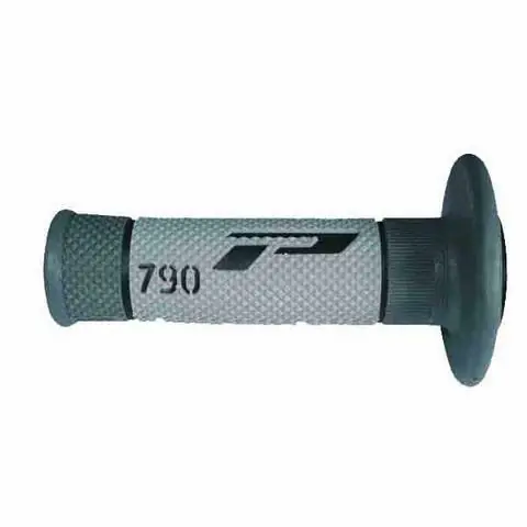 Manopole mx progrip 790 - 239 - tripla densità - nero / grigio / grigio no foro Economico