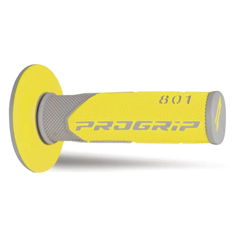 Vendita Finale Manopole mx progrip 801 289 - doppia densita' grigio / giallo no foro