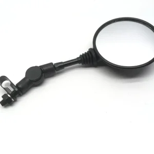 Specchio universale sinistro/destro tondo con morsetto - nero Must-Have