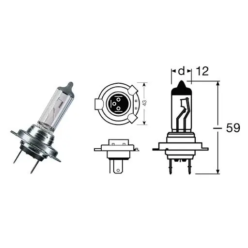 Compra Adesso Honda cbr 1100 xx blackbird 1100 lampada alogena h7 12v 55w px26d 1997 2008
