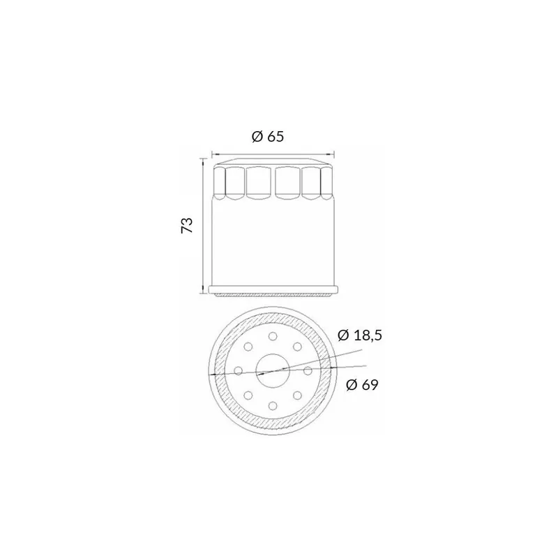 Prezzo Ridotto Honda xl 650 v transalp 650 filtro olio meiwa 2000 2007